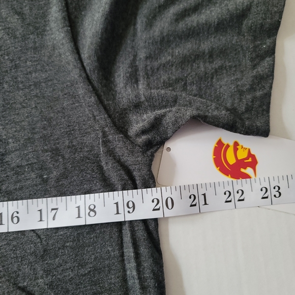 USC Trojans Heathered Black Old Authentic Distressed T-Shirt Men's Medium NWT - Picture 5 of 6